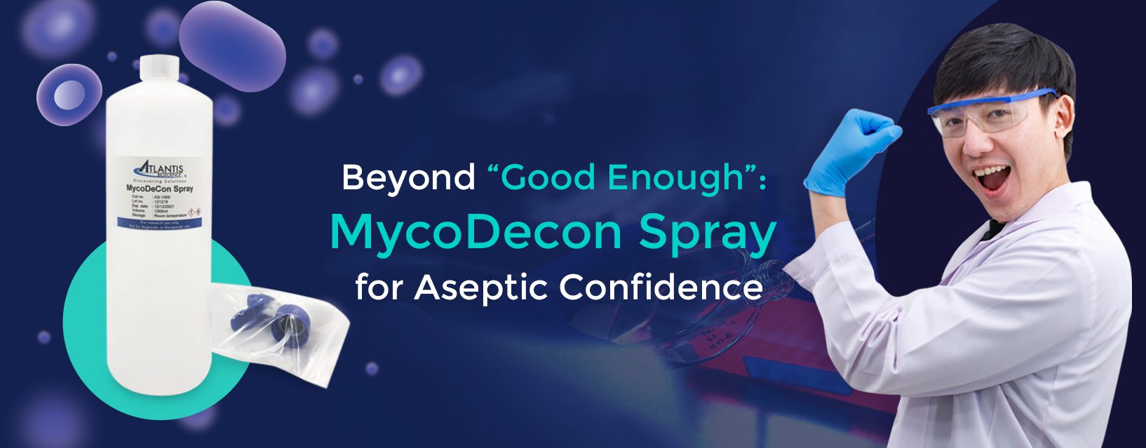 Mycoplasma Decontamination Spray Promotion at Atlantis Bioscience