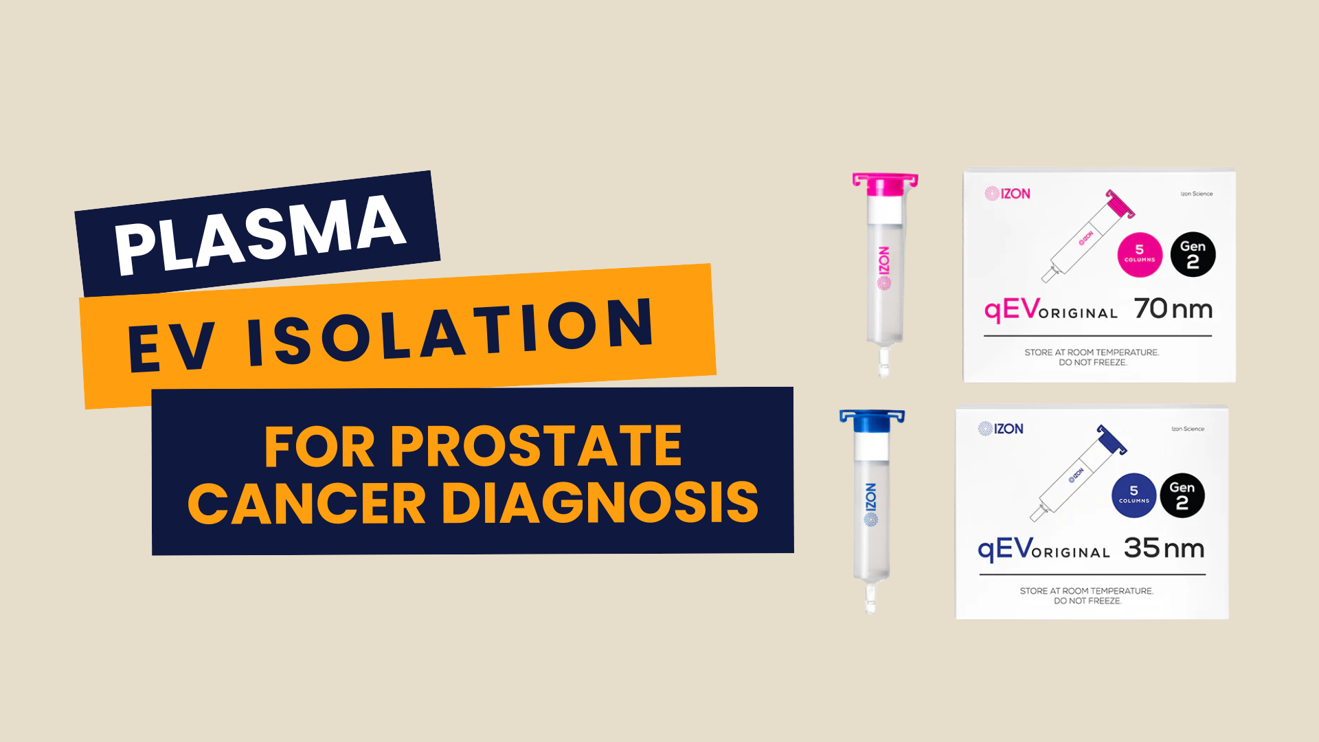 Evaluating Plasma EV Isolation for Prostate Cancer Diagnosis with Izon qEV columns